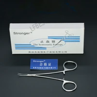 suzhou siqiang microvascular forceps hemostatic forceps fine head bend full tooth 12 5cm stainless steel double eyelid bag force