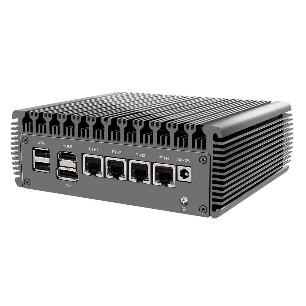 2 5G мягкий мини-роутер Celeron N5105 четырехъядерный * DDR4 NVMe SSD 4 Intel i225 Nics HDMI2.0 DP Type-C pfSense