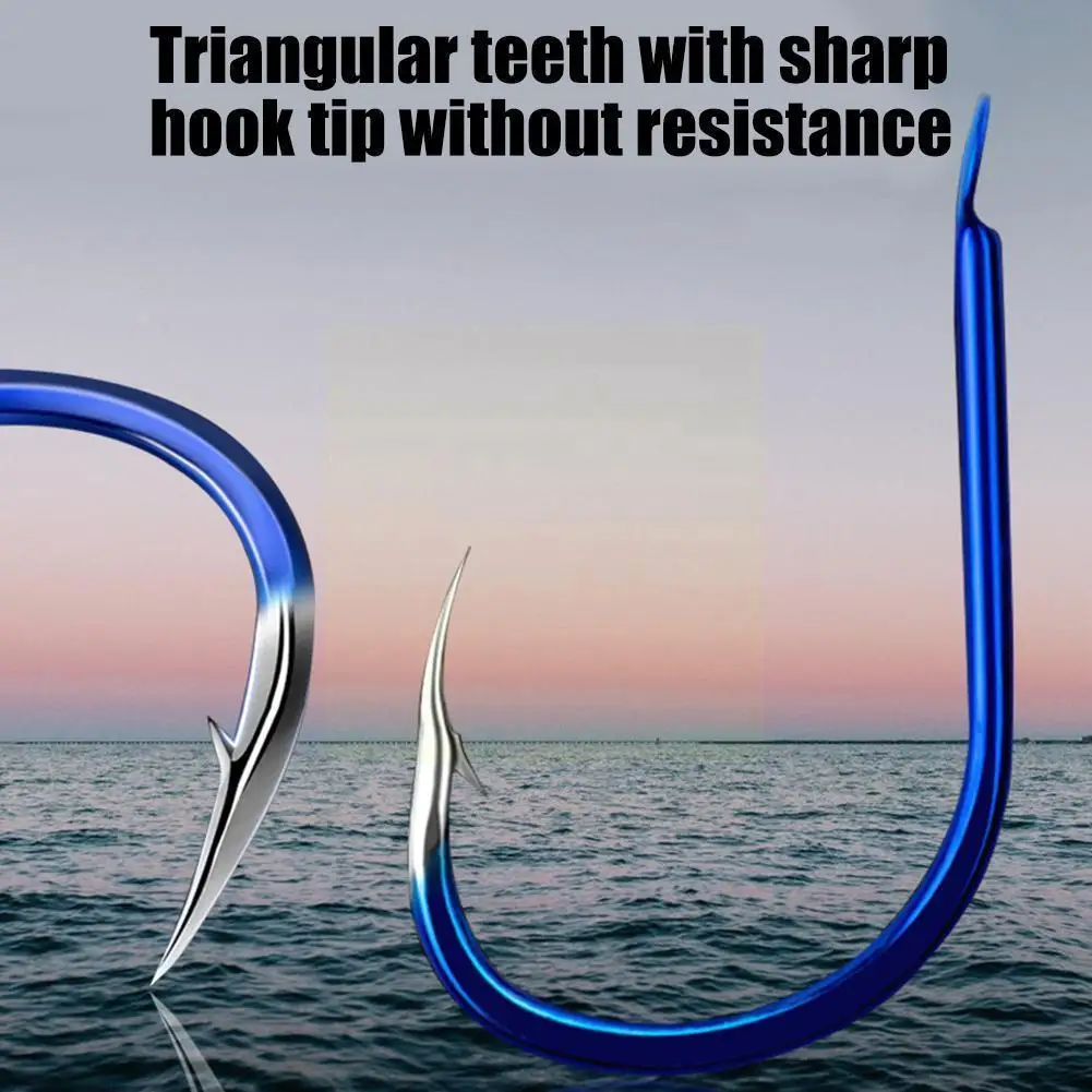 

The fish hook has barbed high carbon fish hook Steel high fish Japanese-style carp hook seawater fishing hook Ansuo carbon S4Z9