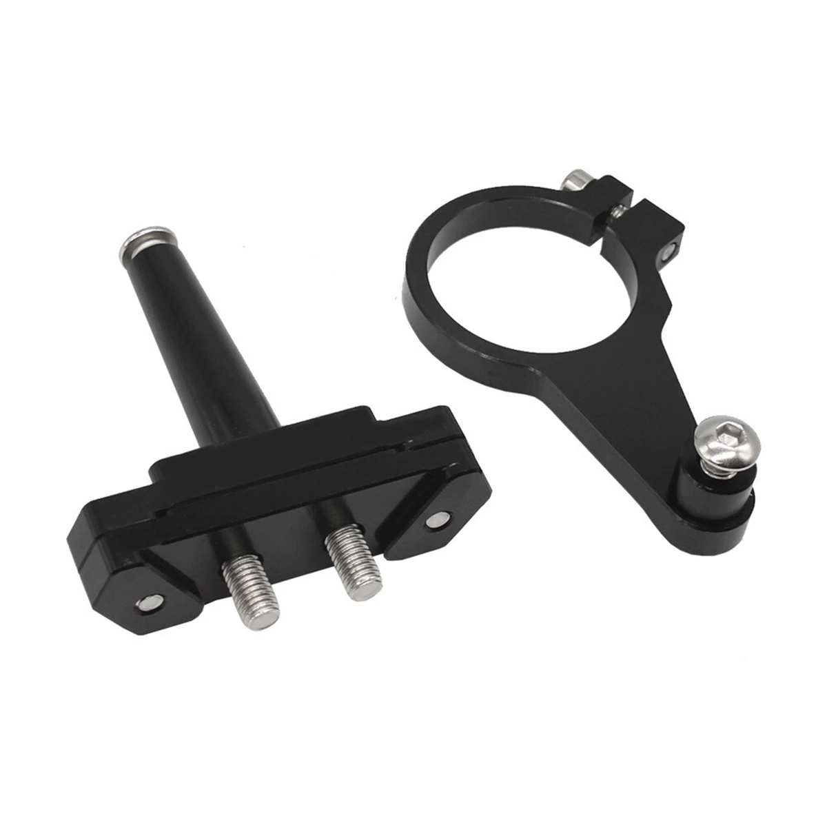 

CNC Motorcycle Steering Damper Stabilizer Mount Bracket for Yamaha YZF R15 V3 R15 V3 2017 2018 2019 2020 Black