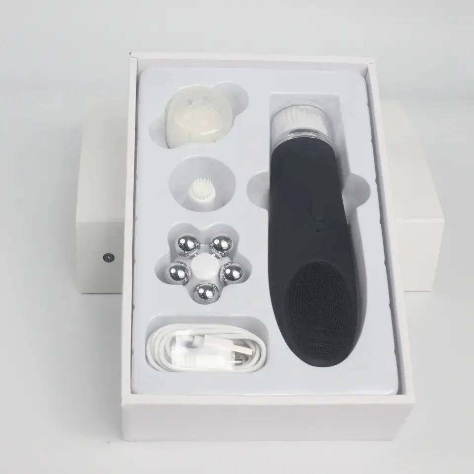 Теплое ощущение очищающее средство для пор электрический инструмент мытья лица