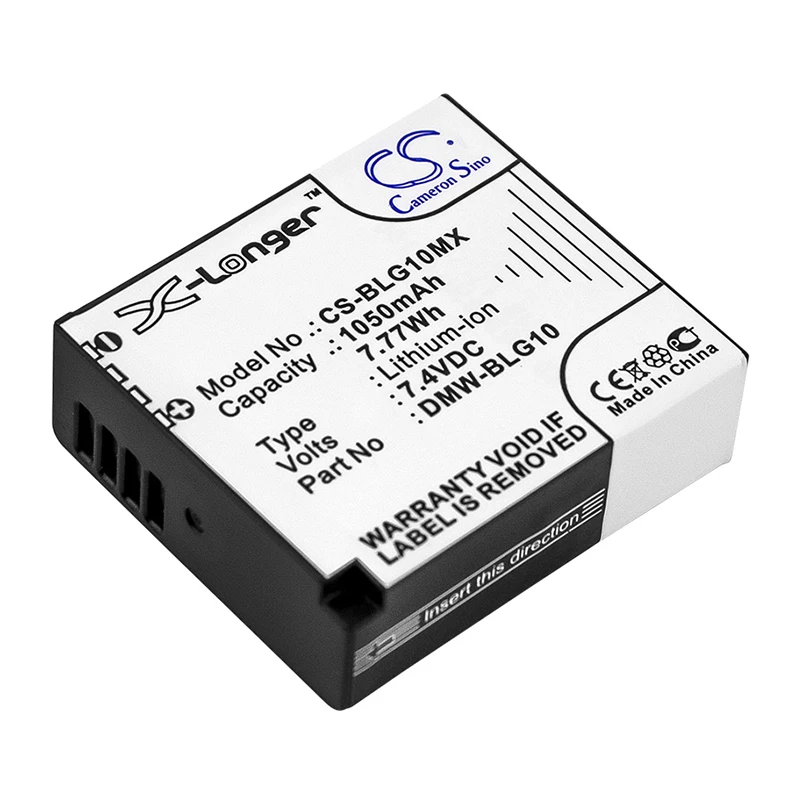 

1050mAh DMW-BLG10E DMW-BLG10 Battery for Panasonic Lumix DMC-ZS110 Lumix DMC-GF5 Lumix DMC-GX7 Lumix DMC-LX100S Lumix DMC-LX100K