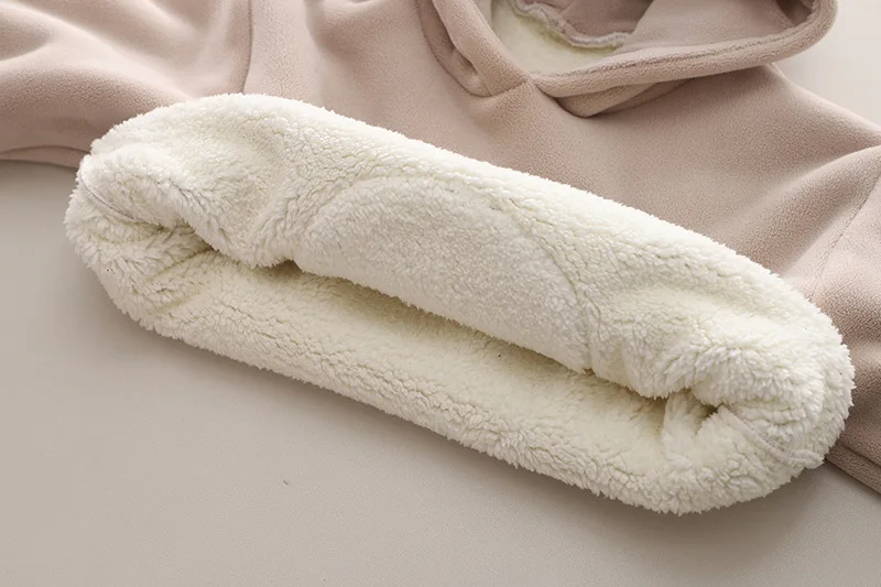 Детский флисовый комплект с длинным рукавом Зимний новый товар детский свитшот