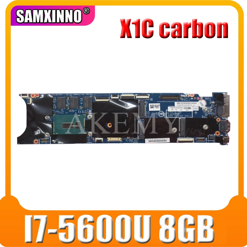 

13268-1 448.01430.0011 оригинальная плата для ThinkPad X1C X1 carbon 2015 i7-5600/i7-5500 RMA 8G 00HT361 материнская плата для ноутбука