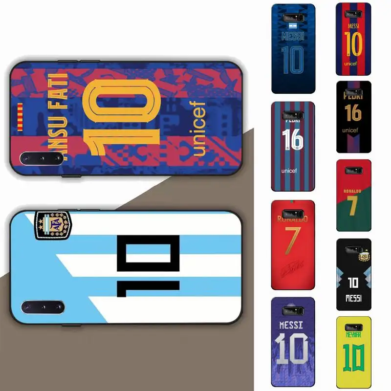 

Yinuoda Football Player National Team Phone Case for Samsung Note 5 7 8 9 10 20 pro plus lite ultra A21 12 72