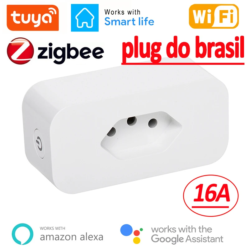 Умная розетка Zigbee с поддержкой Wi-Fi и голосовым управлением 16 А |