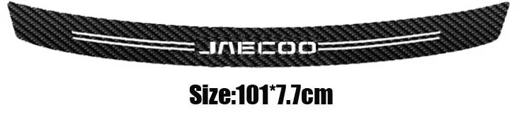 

Защитная наклейка на задний бампер автомобиля из углеродного волокна для Chery Jaecoo J7 J8 7, автоаксессуары
