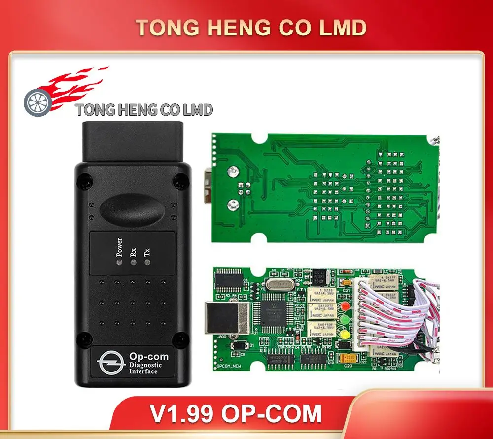 Лучший диагностический интерфейс V1.99 OP COM 18F46K80 + FTDI, встроенное программное обеспечение, диагностический автомобильный инструмент для Op el Opcom