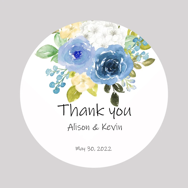 

4/5/6/7 см, индивидуальное имя, дата, спасибо, поздравительные наклейки, подходит для свадебного подарка, вечеринки