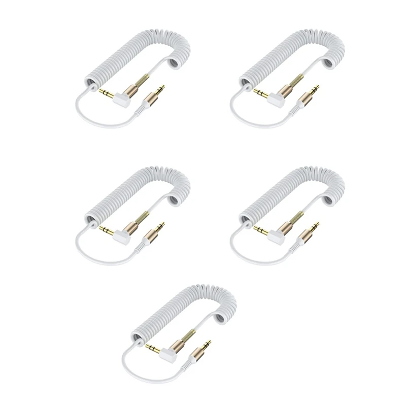 

5Pcs Audio Cable Jack 3.5Mm AUX Cable 3.5 Mm Jack Speaker Cable For Iphone Samsung For JBL Car Headphones AUX Cord