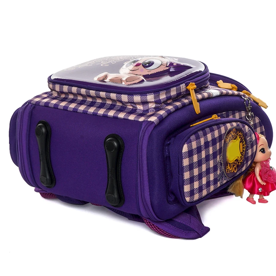 Kids Schoolbag Grade 1-3 School Bags for Girls Orthopedic Animal Backpack Children 3D Cartoon Schoolbag Satchel Mochila Infanti