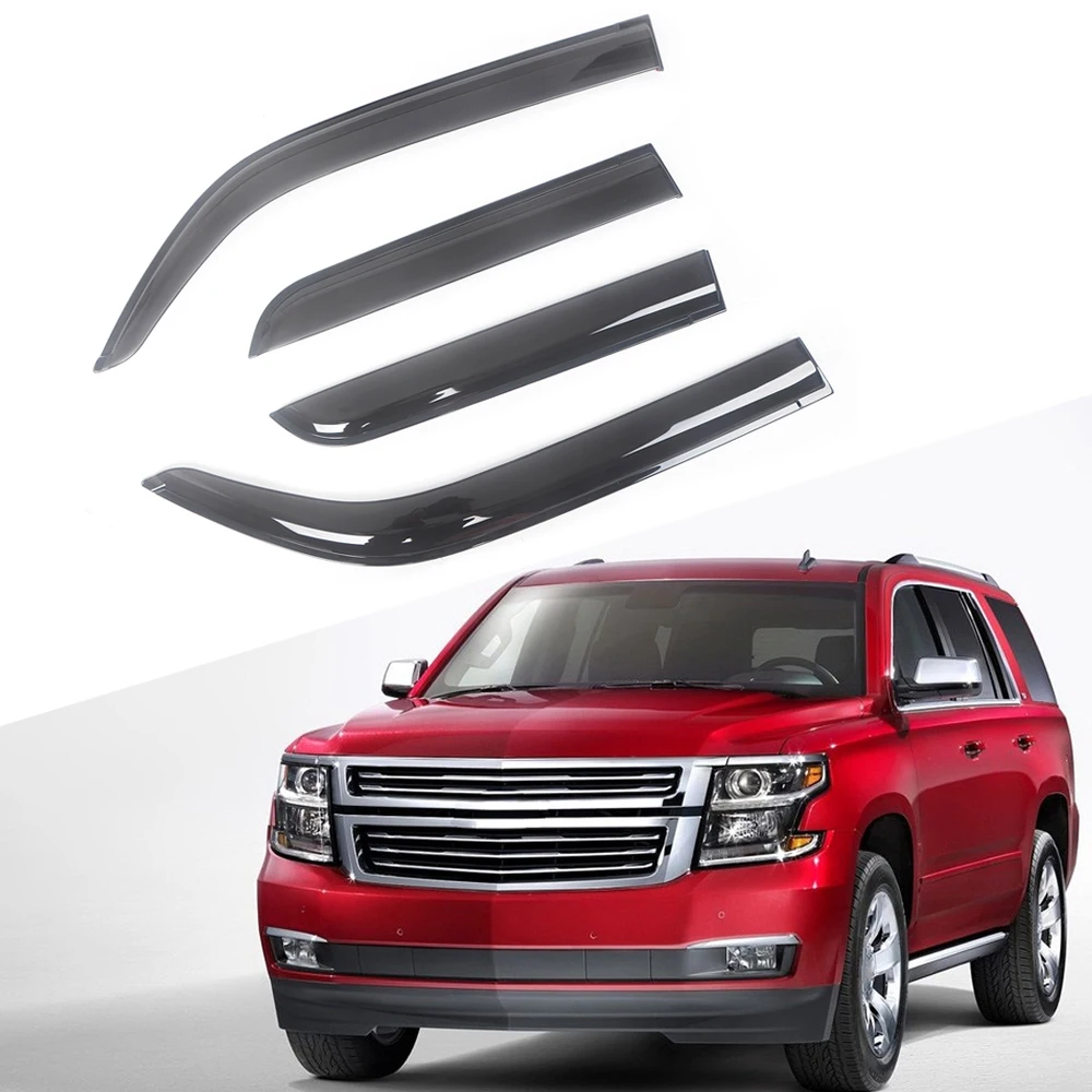 Козырек для боковых окон автомобильный тонированный черный Chevrolet Tahoe 1995-2020