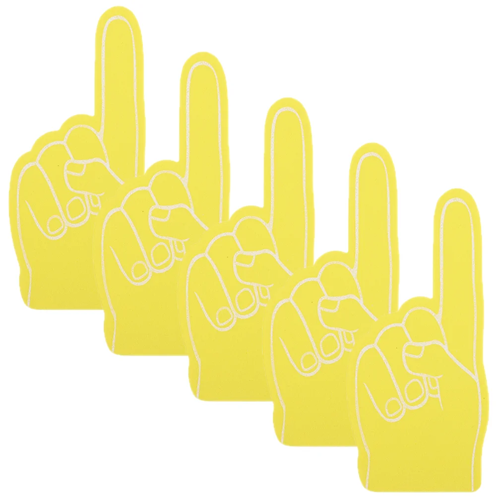 

5 Pcs Pompom Cheering Clapper Child Mini Baseball Glove Foam Hand Eva Cheerleading Toys