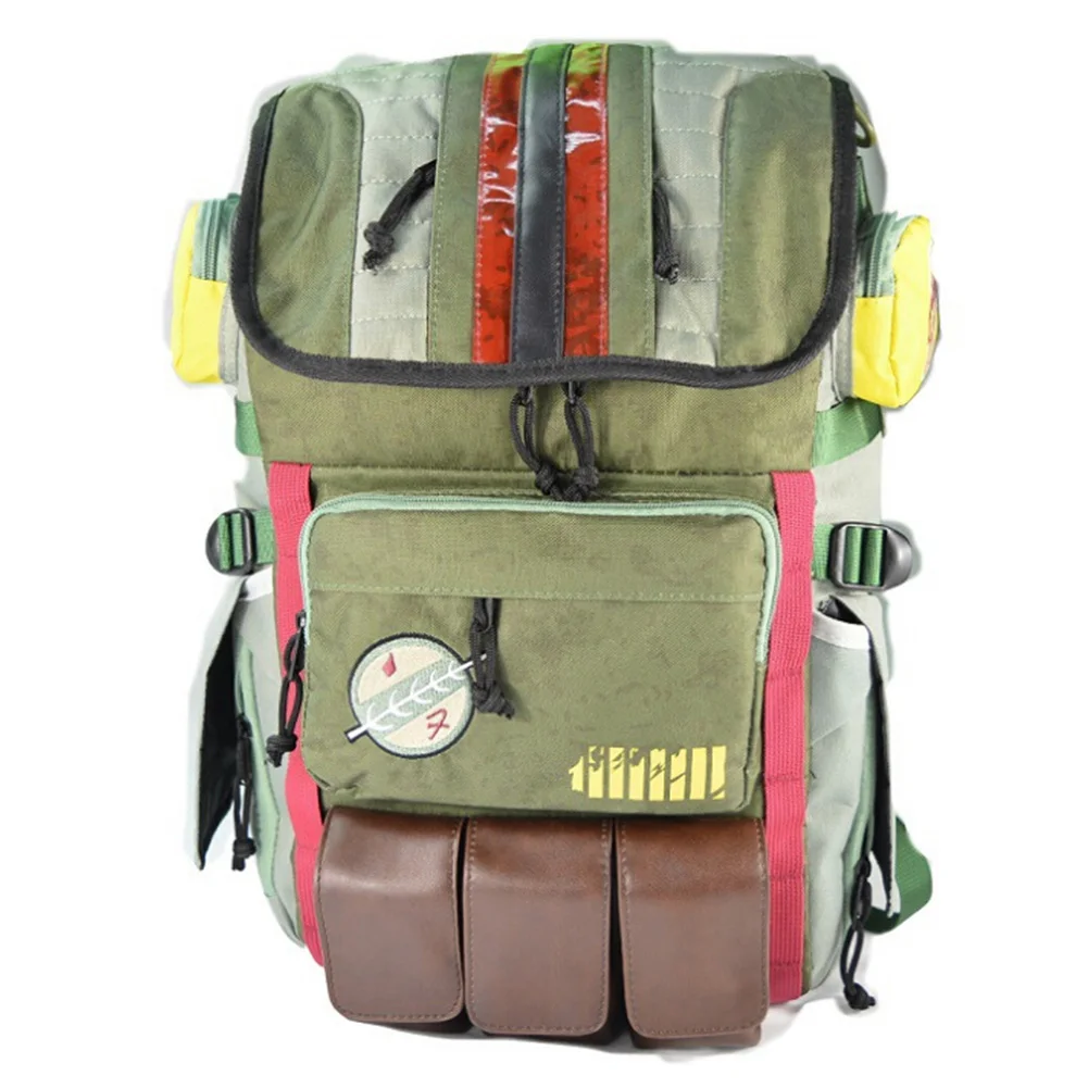 

Boba Fett Costume Backpack Laptop Bag School Bag Travel Outdoor Bag