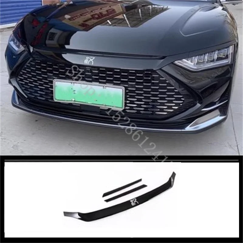 

Для BYD Han EV DM-I 2020-2023 abs передняя крышка капота гриль губа молдинг крышка отделка бар украшение сетка автомобильные аксессуары