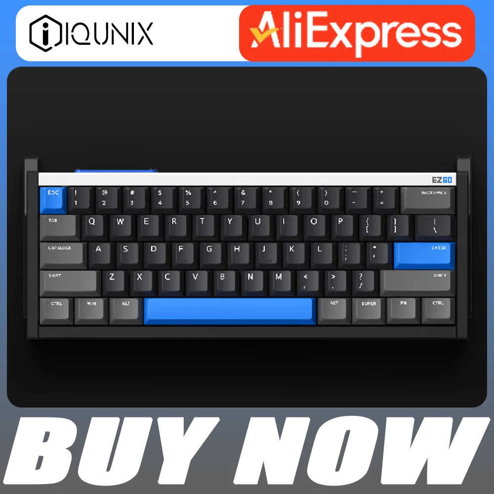 Клавиатура с магнитным переключателем IQUNIX EZ63 EZ60 игровая клавиатура возвратом 8K