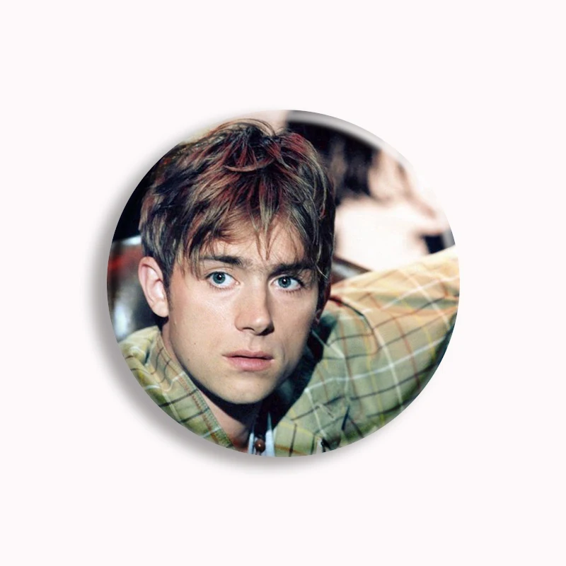 

Брошь "I Love Damon Albarn", металлическая