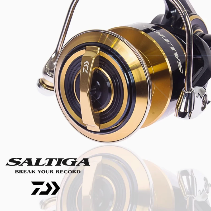 Фото 100% оригинальная катушка для троллинга Daiwa Saltiga Peche-Accessoir для пресноводной рыбалки на реке и озере, катушки для морской рыбалки 12BB + 1 №2