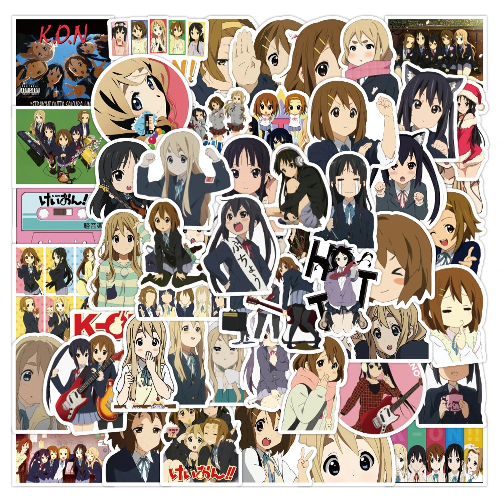 

10/30/50PCSCartoon Anime Light Tone Girl Trend Creative Graffiti Sticker Bike Skateboard Car Helmet Laptop Computer Wholesale