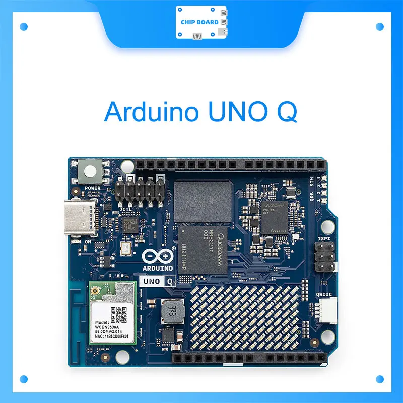 Фото Arduino UNO Q: Высокопроизводительная плата для распознавания объектов, голосового управления и обнаружения движения №1