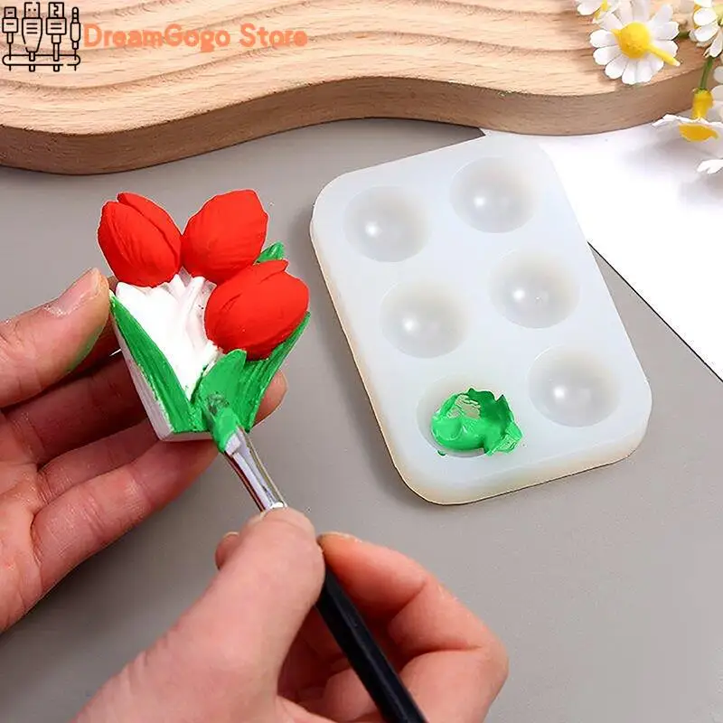 

Silicone White Palette Art Alternatives Paint Tray Artist Watercolor Painting Supply Pigment Tray Watercolor Palette Paint Tray