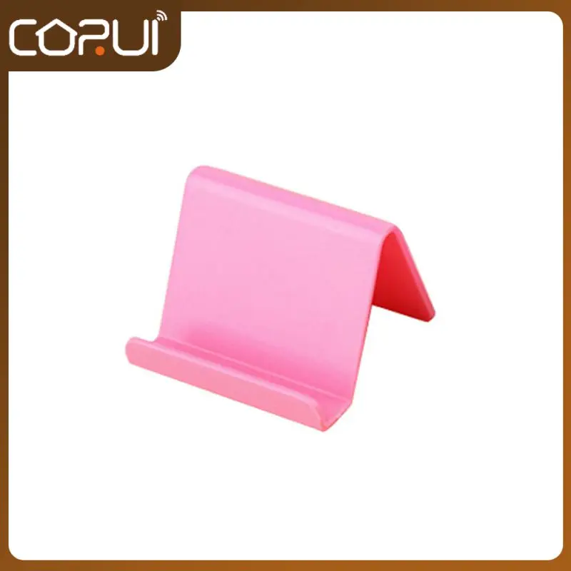 

Plastic Mobile Phone Holder Mini Fixed Holder Candy Color Portable Lazy Bracket Mobile Phone Accessories