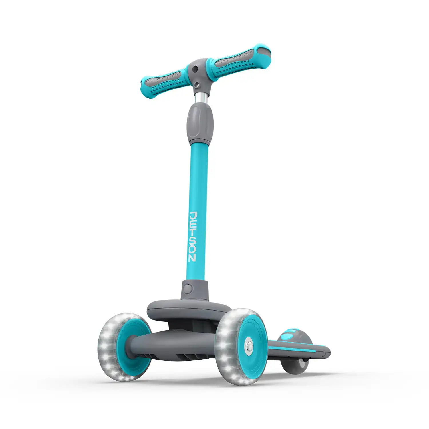 

Jetson Kick Scooter,with Light-up LED Wheels,for Kids Aged 3 and Up,handlebar Can Easily Be Moved Up or Down,wide Deck,,Blue