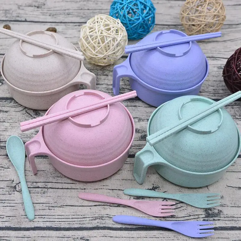Набор мисок для рамэна портативные миски лапши с палочками еды ложка можно мыть в