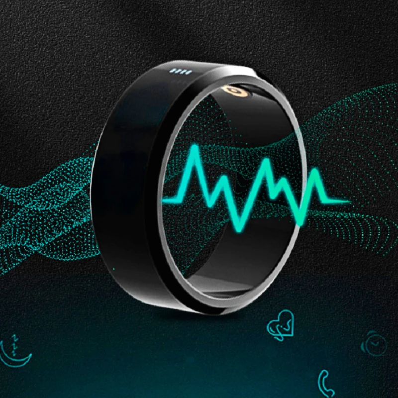 

New Smart Ring Health Bluetooth APP Passometer Sleep Monitoring Blood Oxygen Thermometer Fitness Heart Rate Tracker Fitbit