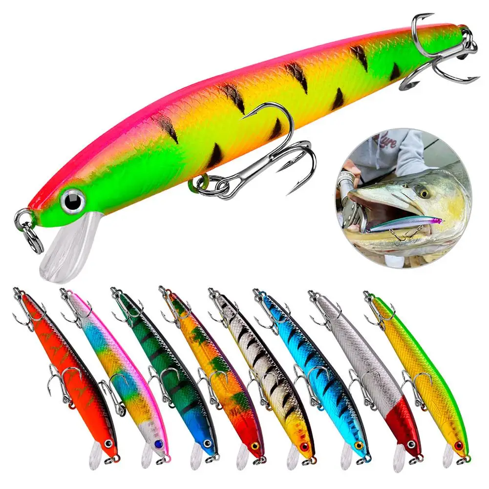

Fishing Lure 9.5cm 8.5g 3d Eyes Artificial Bait Floating Minnow Lure Bionic Hard Bait Fishing Tackle Accessories