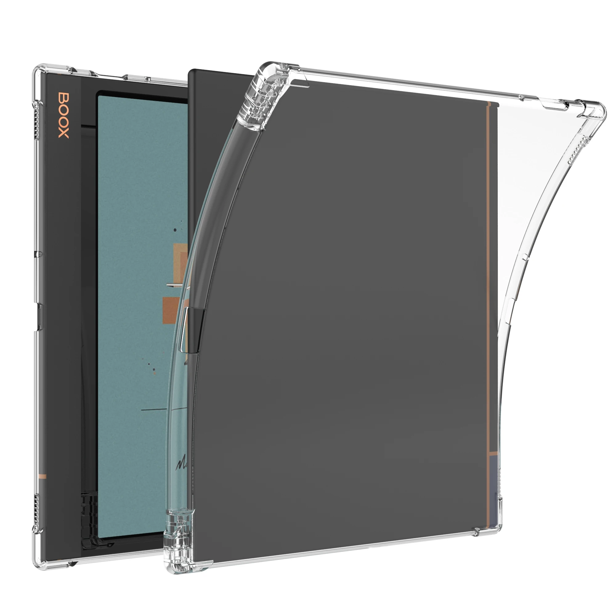 Фото Прозрачный чехол для 10,3-дюймового цветного планшета Onyx Boox Note Air4 C/Boox Note Air3 C — легкая прозрачная силиконовая гибкая задняя крышка №1
