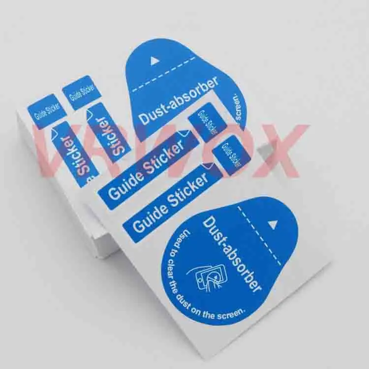 Guide Sticker Wipes Wet Dry Paper Screen Cloth Dust Absorber Clean Dedust For Mobile Phone Tablet Camera Lens Tempered Glass