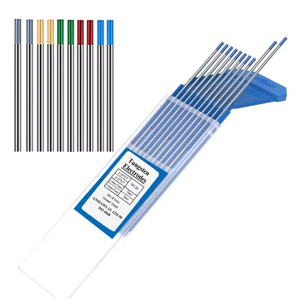 

2023New 10/20pcs Professional Tungsten Electrodes Welding Electrode，No Need Solder Powder Aluminum Welding Rod WT20 WC20 WL15