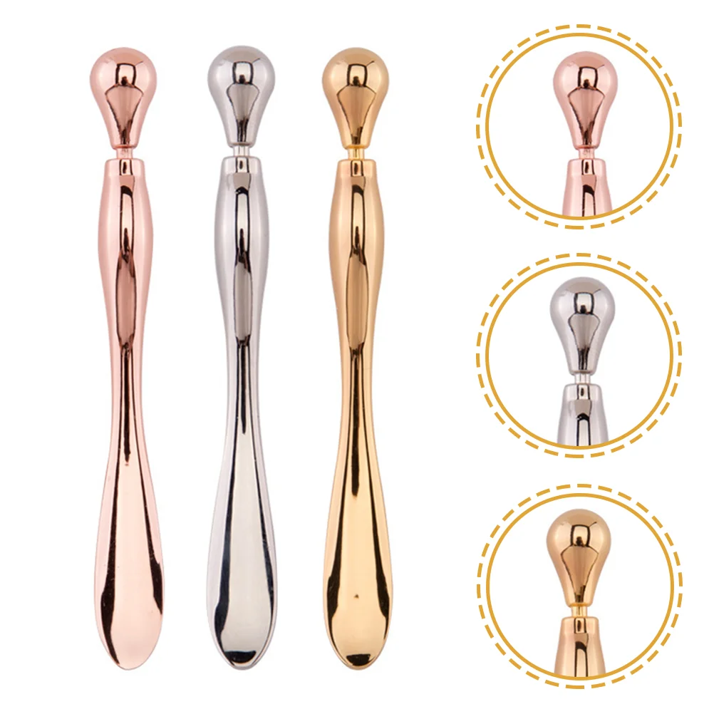 

3pcs Eye Cream Applicator Wand Stick Eye Massager Facial Cosmetic Scoop