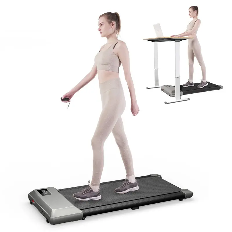 Under Desk Walking Pad Treadmill Quiet ‎2.5 Horsepower,Ultra-Quiet with Remote Control- LED Sport Walking Jogging Pad for Home
