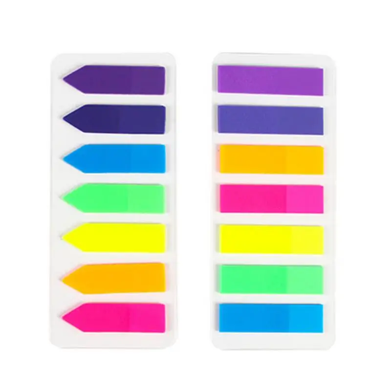 

Sticky Labels Writable Fluorescent Color Note Flags Colorful Waterproof Labels For Students