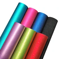 6pcs set 20cmx30cm matte glitter frosted leather sheets for diy making hairbows and crafts