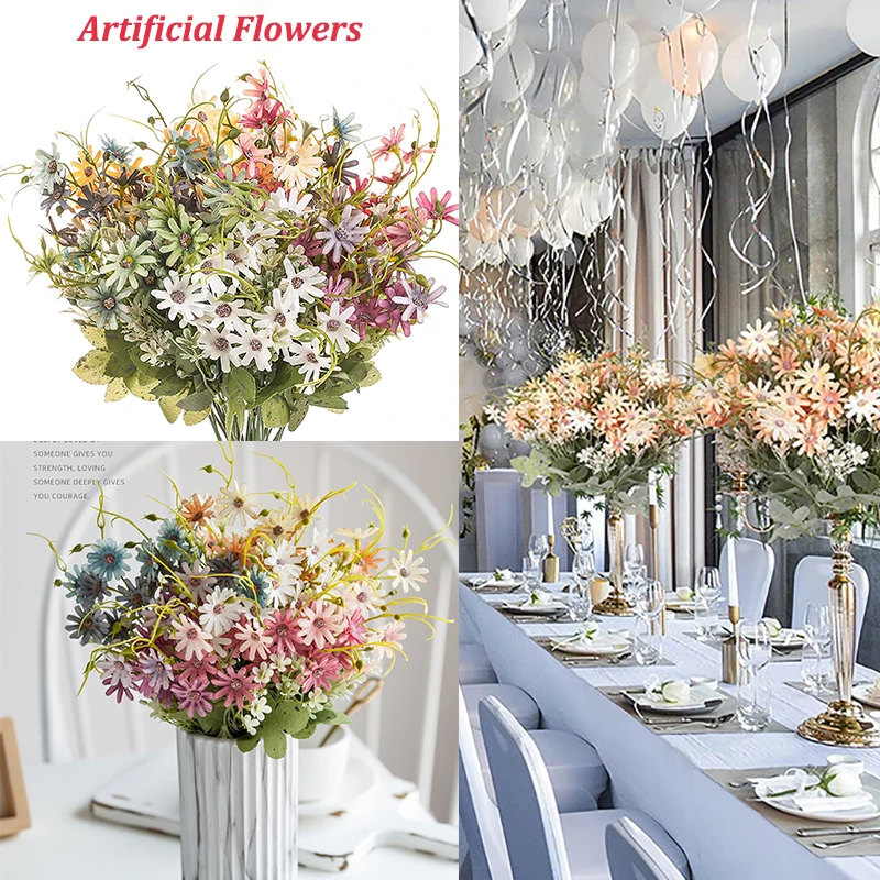 

Artificial Plants Fake Flowers UV Resistant Plants for Outdoor Garden Porch Decor Window Box Home Wedding Desktop Decorations