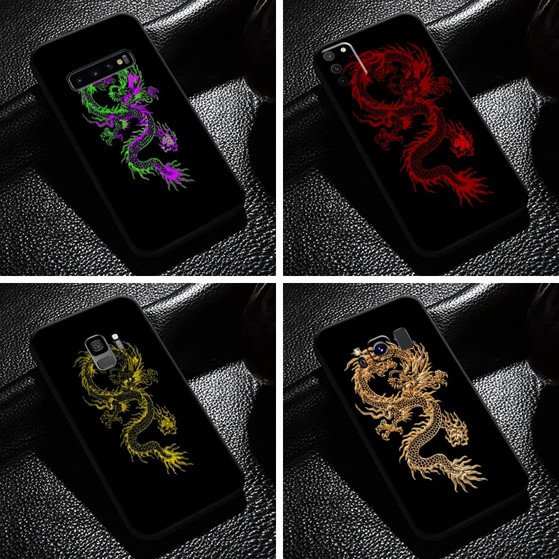 

Animal Pattern Dragon Phone Case For Samsung Galaxy S10 S9 S8 Plus S10 Lite S10E S10 5G Carcasa Back Funda Soft Coque
