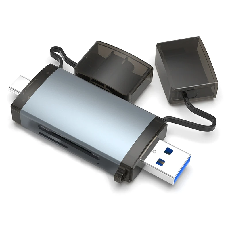 

USB3.0 Card Reader SD Card TF Memory Card Converter Adapter Suitable For Type-C Mobile Computer Dual Card Dual Reading
