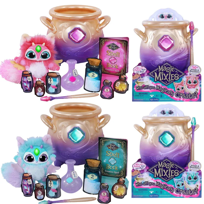 

2022 Magic Mixies Toy Pink Magical Misting Cauldron Mixed Magic Fog Pot Kawaii Surprise Pet Birthday Gift Blind Box for Children