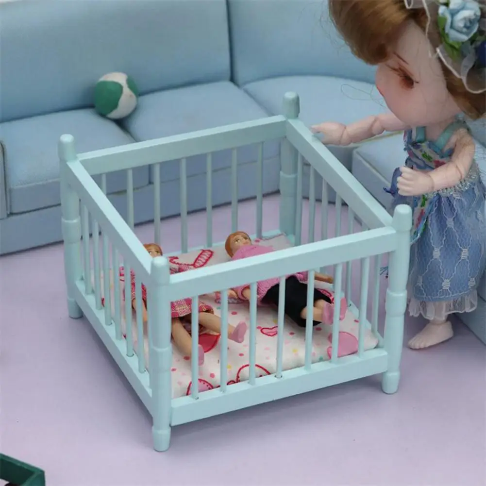 

Mini Infant Bed Lightweight Safe Miniature Toddler Bed Decoration Model Miniature Toddler Bed Mini Infant Bed