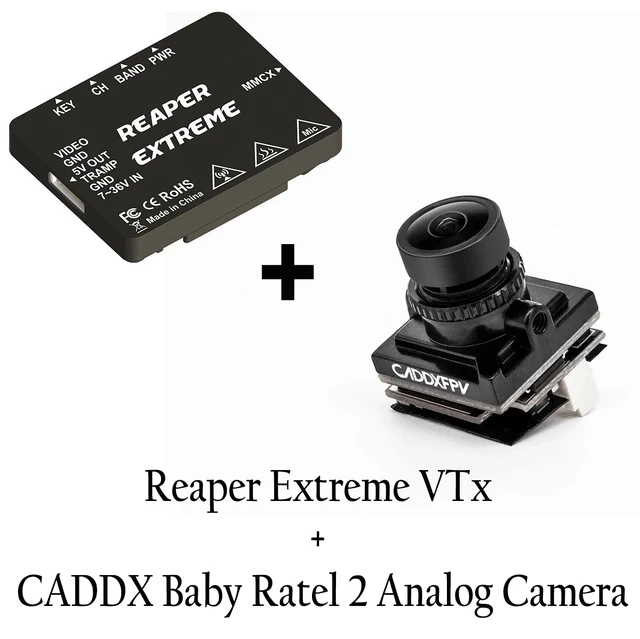 Foxeer Reaper Extreme 5.8GHz 2.5W VTX + Caddx Baby Ratel 2
