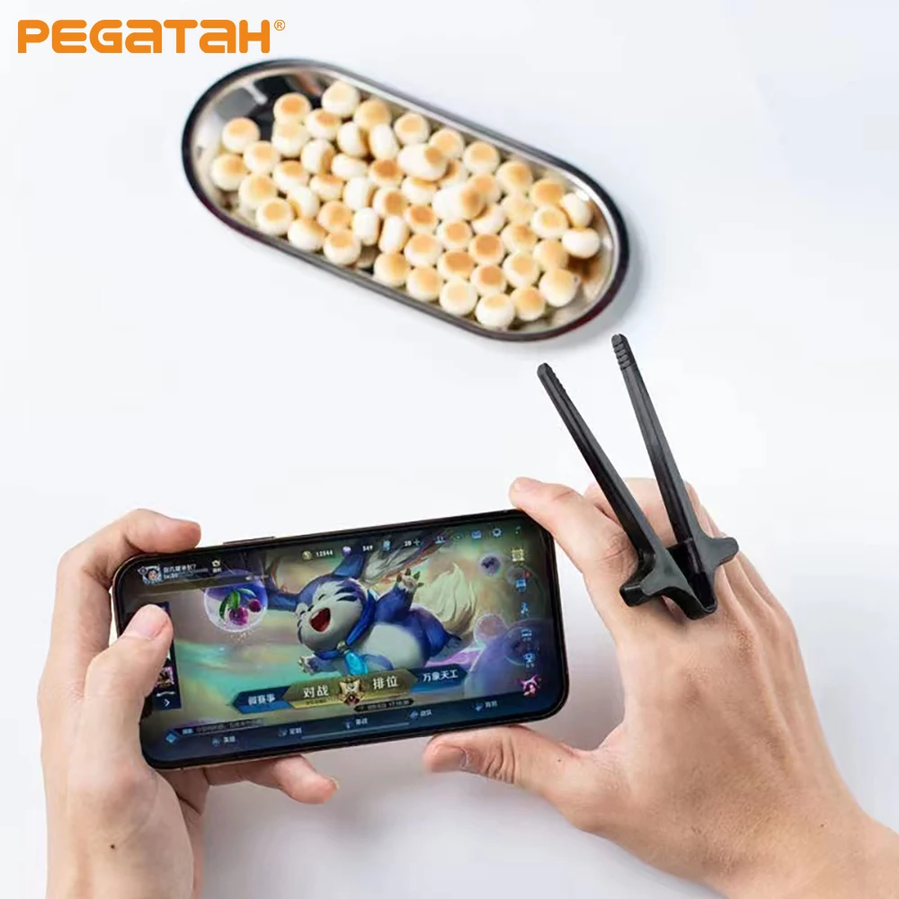 

Finger Chopsticks Snack Chopstick Holder Plastic Game Finger Sets Game Controller Training Learning Chopsticks