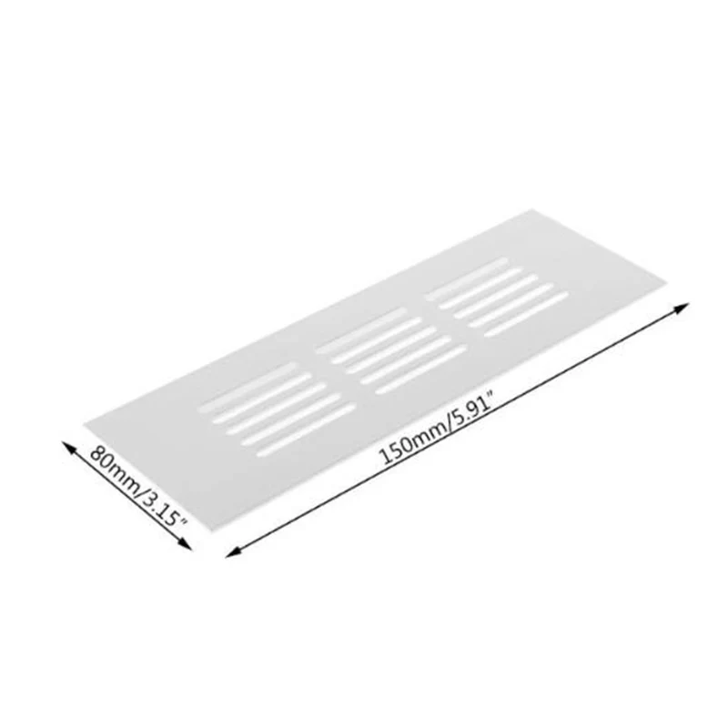 

Aluminum Alloy Ventilation Grille Home Improvement Air Vent Perforated Sheet Web Plate For Cabinets Wardrobes Cupboard