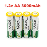 new 1 2v aa battery 3000mah ni mh aa pre charged rechargeable battery ni mh rechargeable aa battery for toys camera microphone