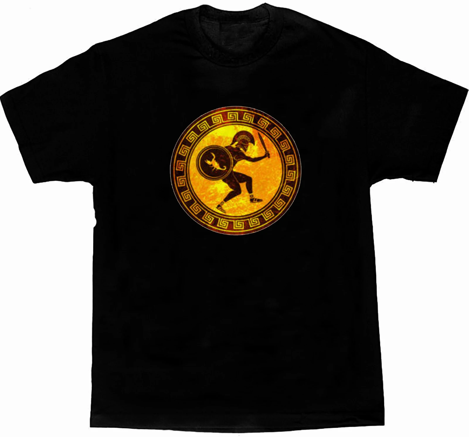 

Greco Roman Gladiator Spartacus Greek Spartan Warrior T Shirt. Short Sleeve 100% Cotton Casual T-shirts Loose Top Size S-3XL