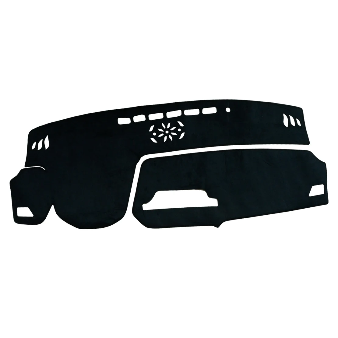 

2Pcs Black Plush Fabric Car Dashboard Dash Mat Sun Cover Pad LHD Fit for Lexus RX350 RX450H 2016 2017 2018 2019 2020 2021 2022