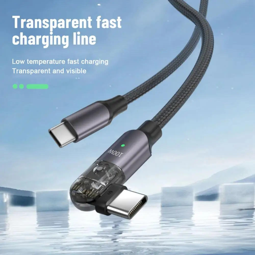 

Top Sell 180 Degree Rotating Data Wire For Iphone13/14 Type-c Cable Pd100w For Samsung 5a Elbow Cable Fast Charger Cable
