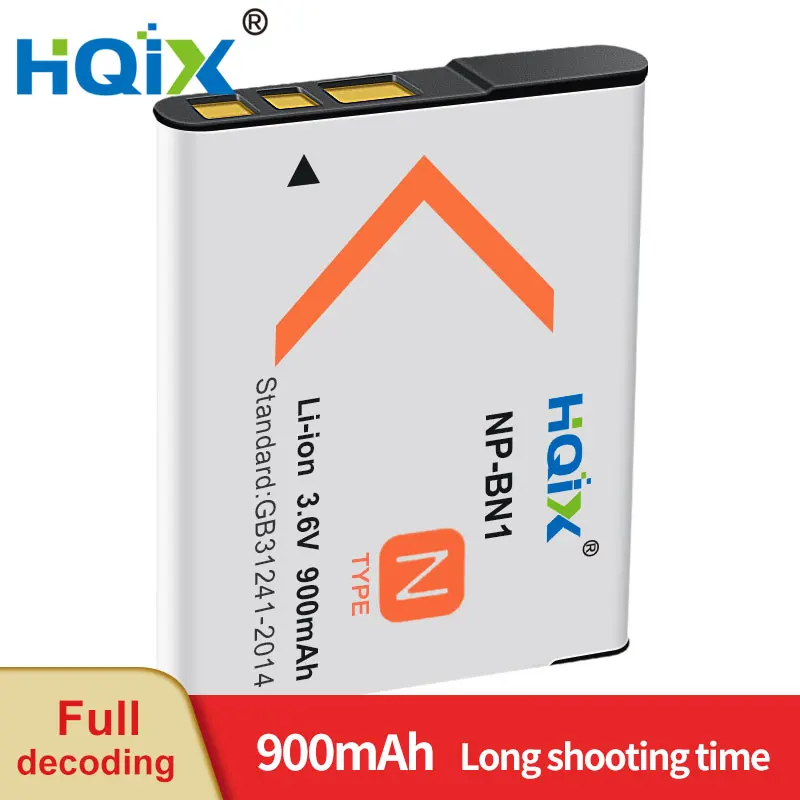 

HQIX for Sony DSC-WX150 WX30 W730 WX50 W570D W510 W810 WX100 WX7 W570 W830 WX5C W520 Camera NP-BN1 / NP-BN Battery Charger